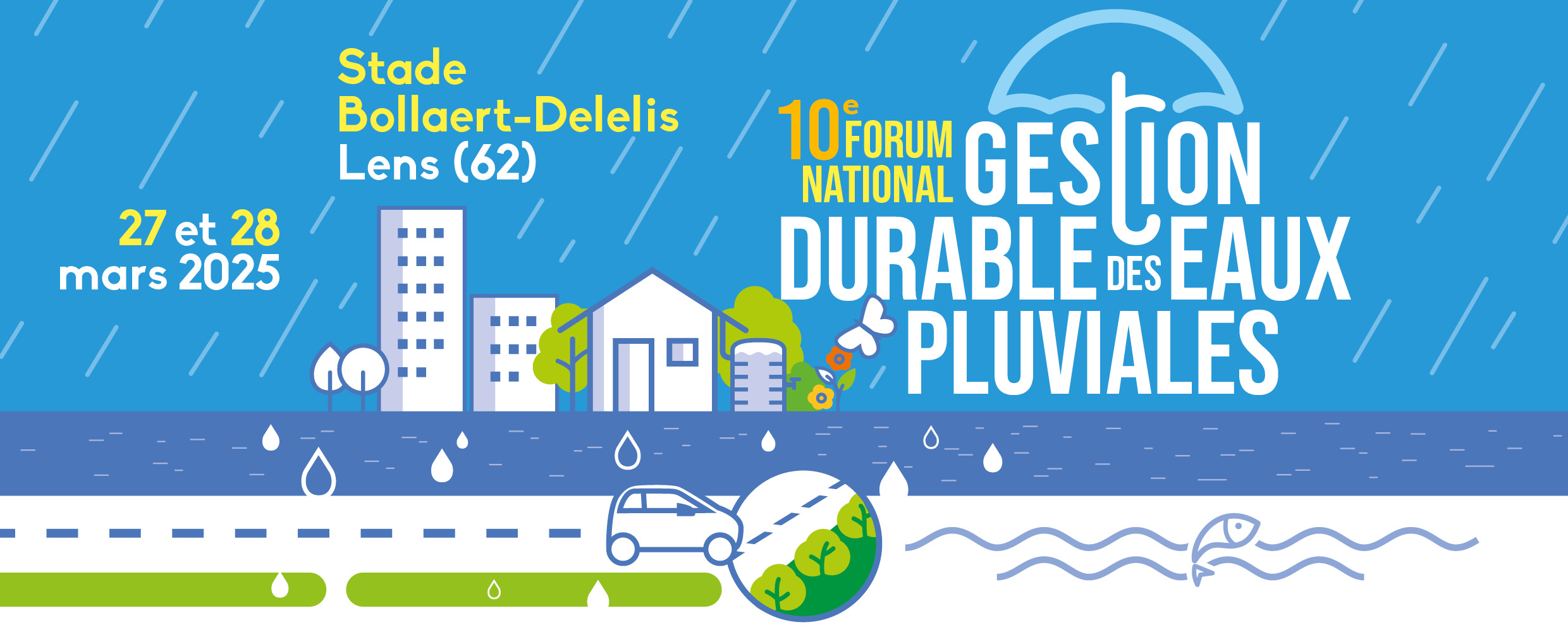 10ème Forum national de gestion durable des Eaux Pluviales à Lens 