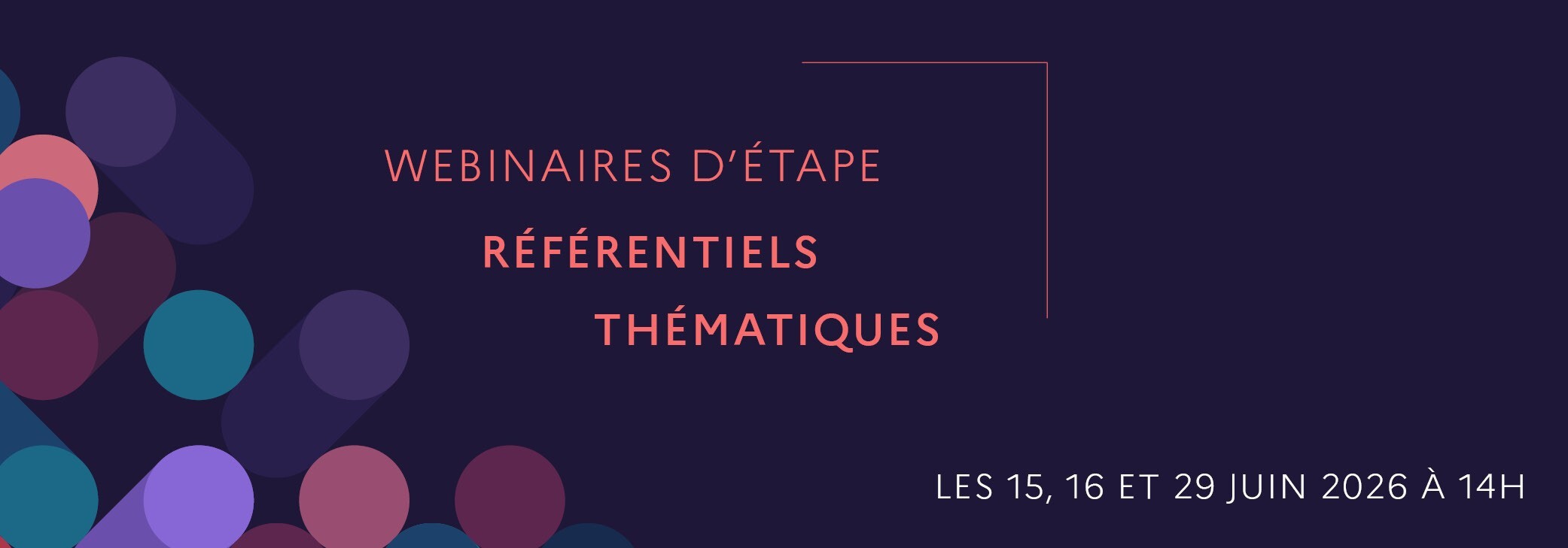 Webinaire d’étape – Référentiels thématiques 2/3  