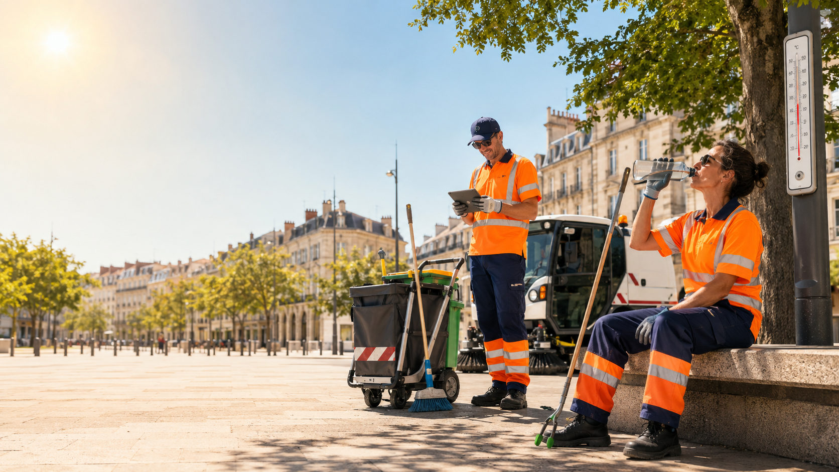 [Temps d’échange] Canicule, intempéries : comment adapter l’organisation des services de propreté urbaine ? 